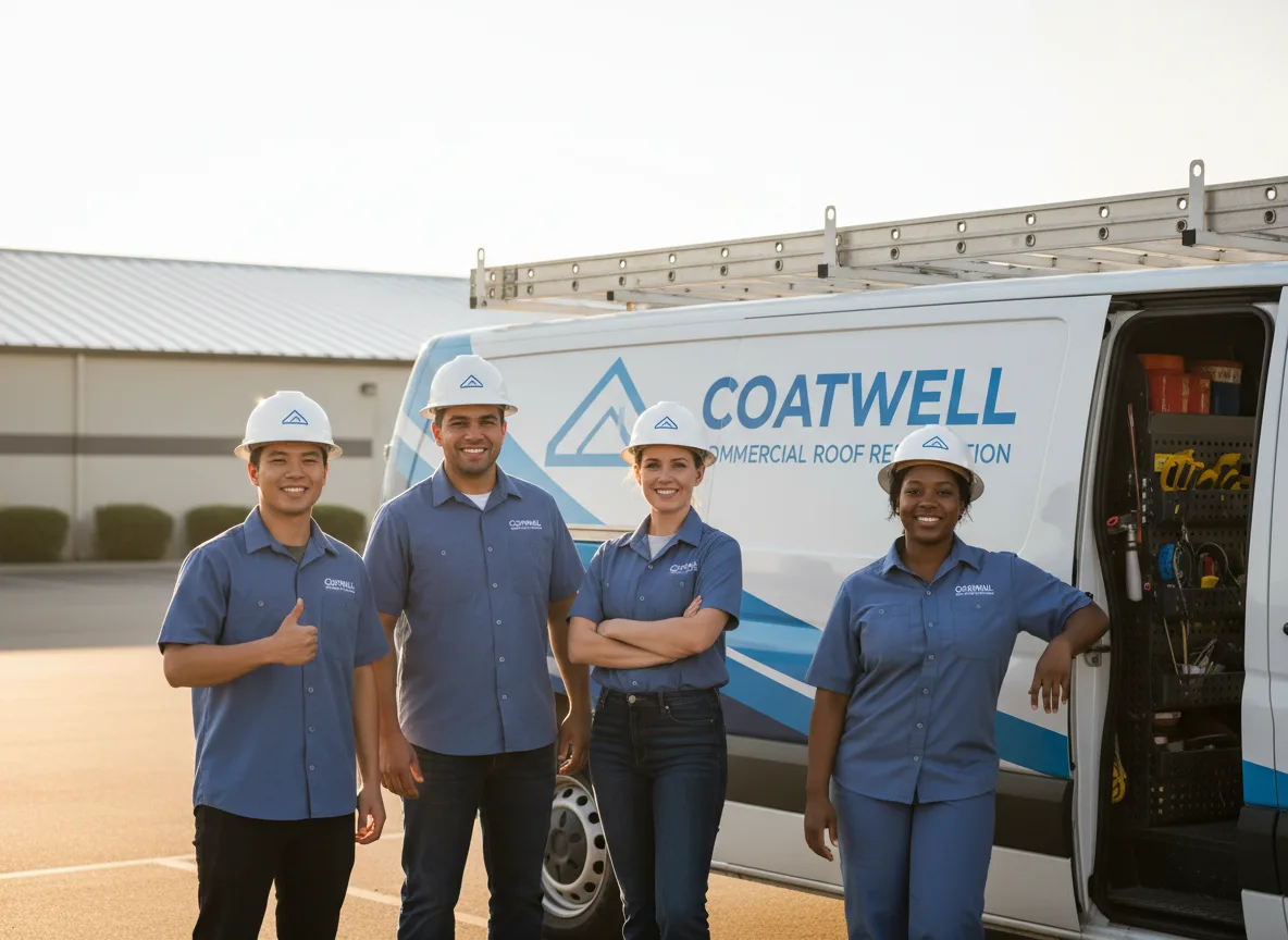 Commercial roof coating company in Rye, CO